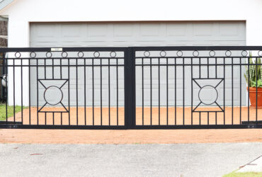 Swing Driveway Gate Residential Area